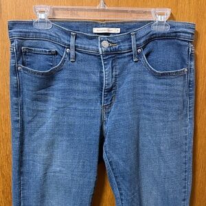 Levi's 314 Shaping Straight Leg Blue Jeans